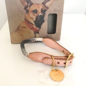 Found My Animal Black Ombré Rope Leather Collar